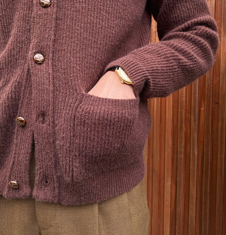 Bond Street Shawl Collar Knitted Cardigan